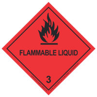 Flammable Liquid Labels